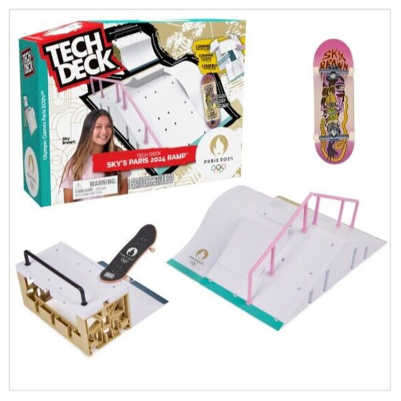 Tech Deck Sky Brown’s Olympic Games Paris 2024 Ramp Customizable - Picture 9 of 11